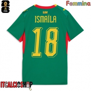 Senegal Ismaila Sarr #18 Seconda Maglia Femmina Mondiali 2026 Manica Corta